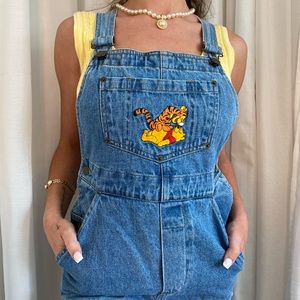 Vintage Disney Winnie the Pooh Overalls
